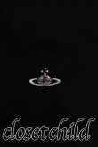 画像6: ヴィヴィアンウエストウッド 中古 / オーブ刺繍Tシャツ 03(11号相当) 黒  H-25-09-07-018-ts-IN-ZH (6)