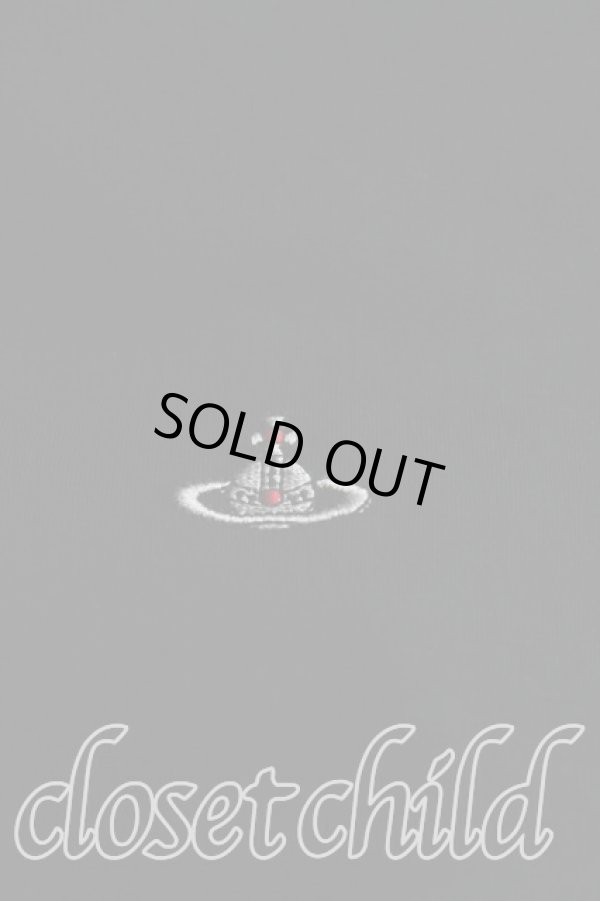 画像6: ヴィヴィアンウエストウッド 中古 / オーブ刺繍Tシャツ 03(11号) 黒  H-25-09-07-018-ts-IN-ZH (6)