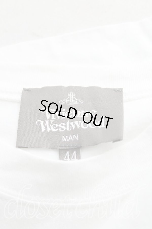 画像3: ヴィヴィアンウエストウッド MAN 中古 / CRptTシャツ 44（メンズS） 白  H-25-09-14-026-ts-OD-ZH (3)
