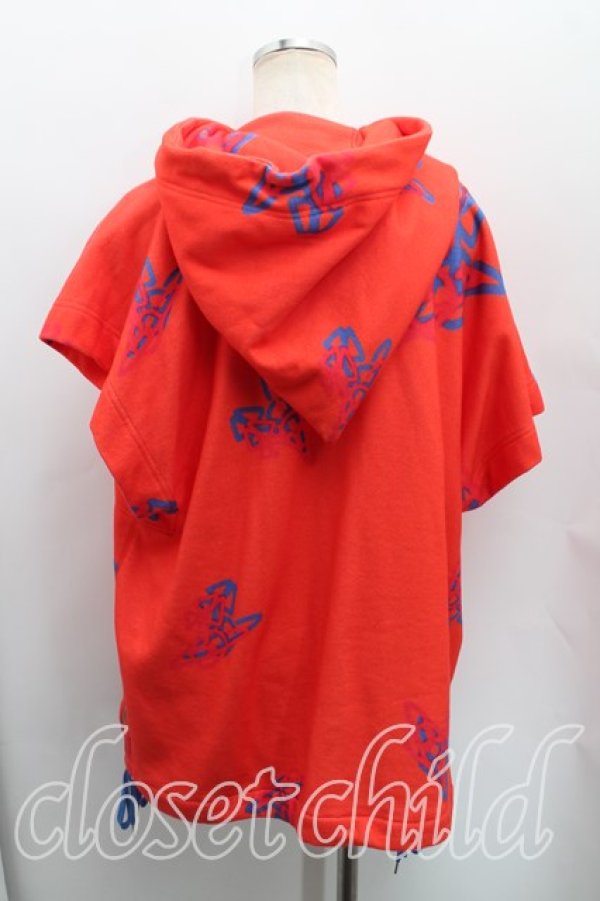 画像2: ヴィヴィアンウエストウッド 中古 / オーブptノースリーブスウェット 00（ワンサイズ） オレンジ  H-25-09-14-029-to-OD-ZH (2)