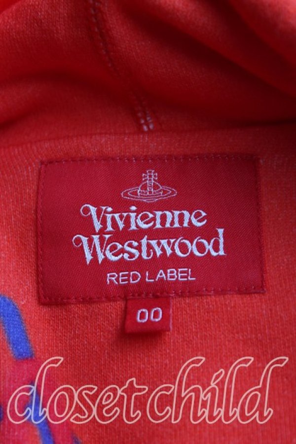 画像3: ヴィヴィアンウエストウッド 中古 / オーブptノースリーブスウェット 00（ワンサイズ） オレンジ  H-25-09-14-029-to-OD-ZH (3)