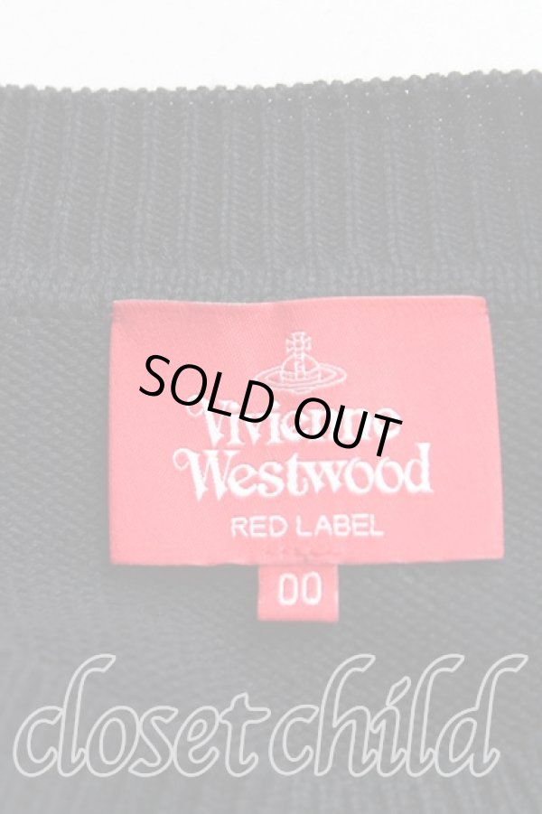 画像3: ヴィヴィアンウエストウッド 中古 / ラブフリルニット 00(ワンサイズ) 黒  H-25-09-14-032-to-OD-ZH (3)