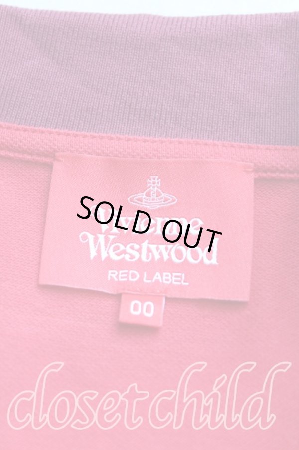 画像3: ヴィヴィアンウエストウッド 中古 / ラブフリルポロシャツ 00(ワンサイズ) 赤  H-25-09-14-036-to-OD-ZH (3)