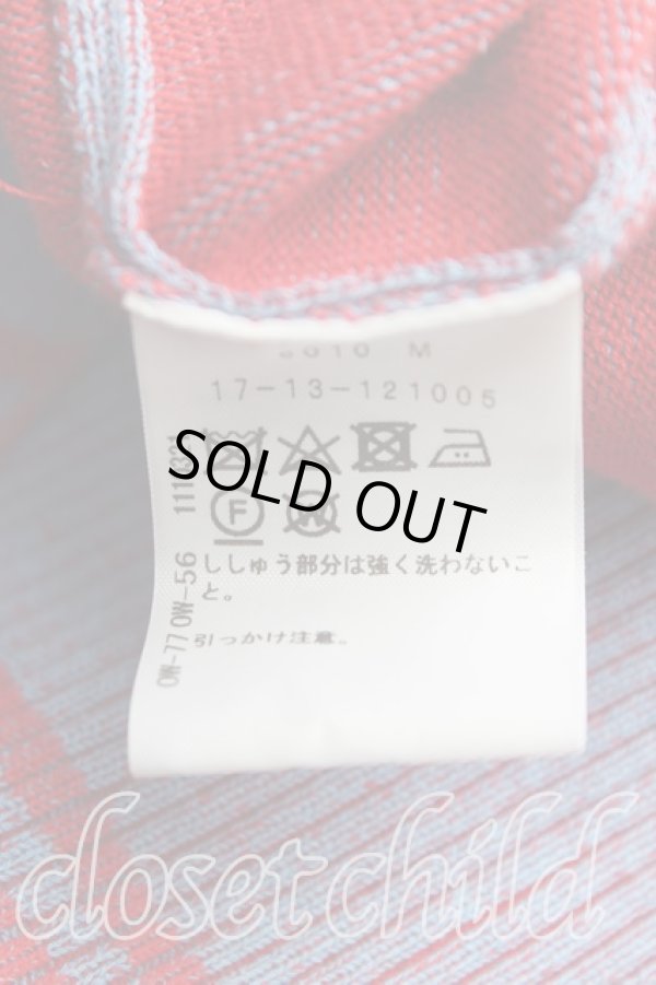 画像4: ヴィヴィアンウエストウッド 中古 / マティスハートオーバーサイズジャガードニット 00(ワンサイズ) 青x赤  H-25-09-14-040-to-OD-ZH (4)