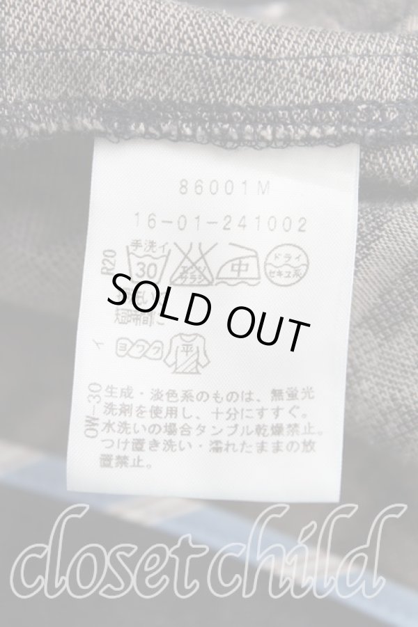 画像4: ヴィヴィアンウエストウッド 中古 / 格子チェック変形デニムスカート 2(9号) 黒  H-25-09-14-004-sk-OD-ZH (4)