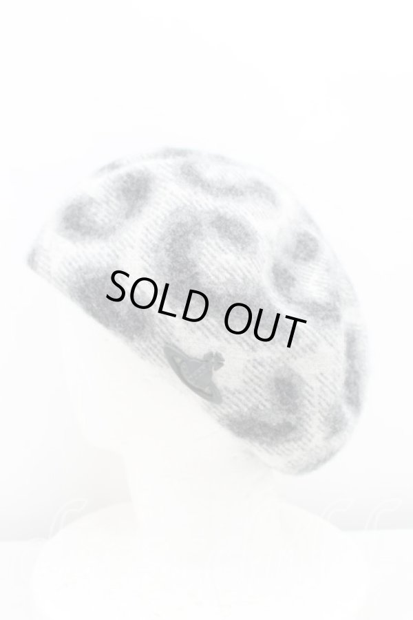 画像2: ヴィヴィアンウエストウッド 中古 / レオパードベレー  灰  H-25-09-14-052-ha-OD-ZH (2)