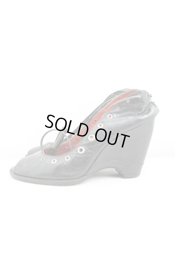 画像3: ヴィヴィアンウエストウッド 中古 / レザーレースアップサンダル 36(23.0cm) 黒  H-25-09-14-054-sh-IN-ZH (3)