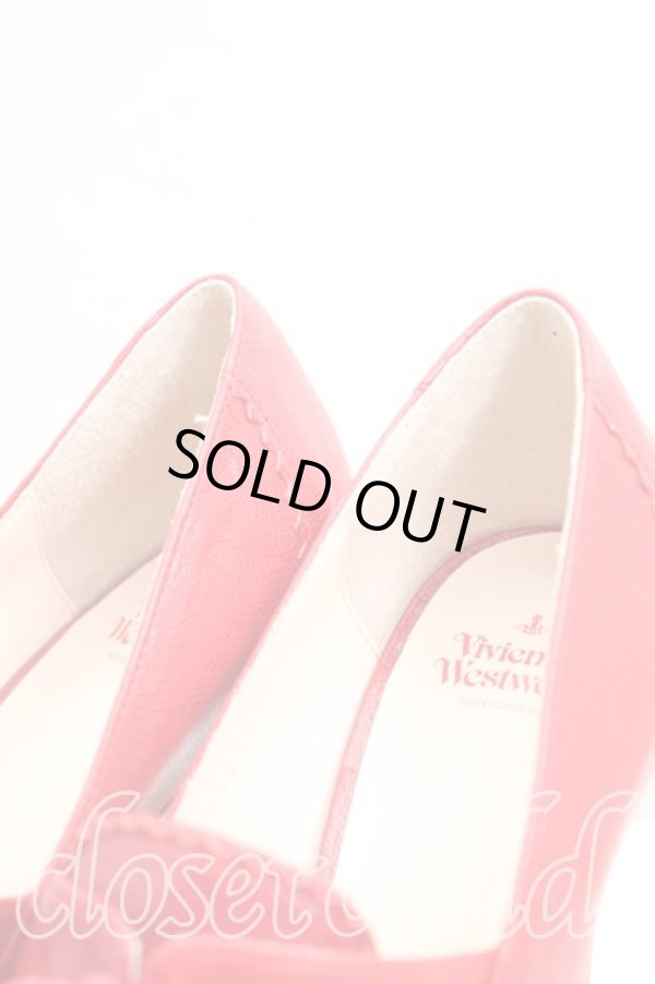 画像7: ヴィヴィアンウエストウッド 中古 / レースアップシューズ 38(24cm) 赤  H-25-09-14-055-sh-OD-ZH (7)