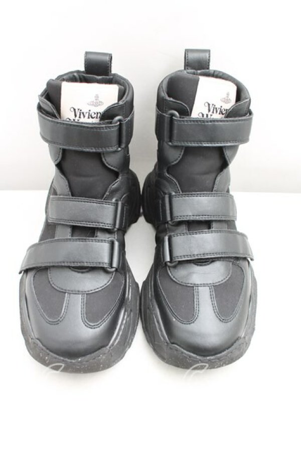 画像2: ヴィヴィアンウエストウッド 中古 / ROMPER RUNNER 38(24.5cm) 黒  H-25-09-14-056-sh-OD-ZH (2)