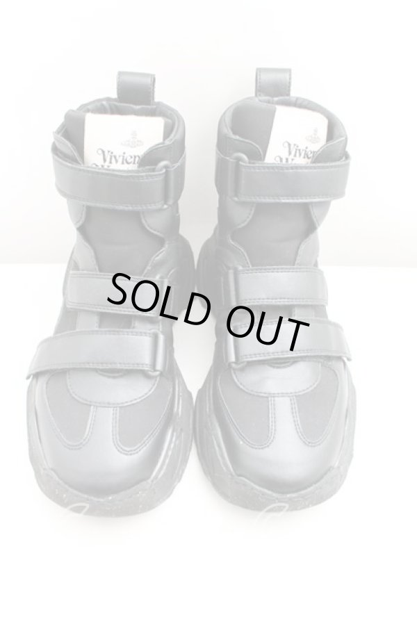 画像2: ヴィヴィアンウエストウッド 中古 / ROMPER RUNNER 38（24.5cm） 黒  H-25-09-14-056-sh-OD-ZH (2)