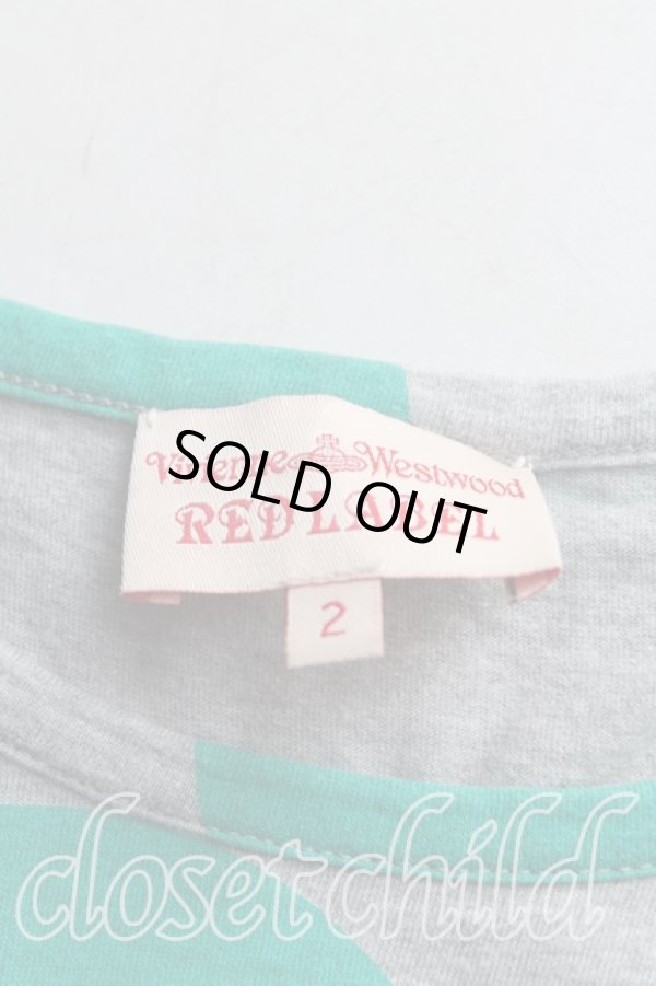 画像3: ヴィヴィアンウエストウッド 中古 / エッセンシャルオーブスポット柄Tシャツ 2(9号) 灰  H-25-09-14-008-ts-OD-ZH (3)