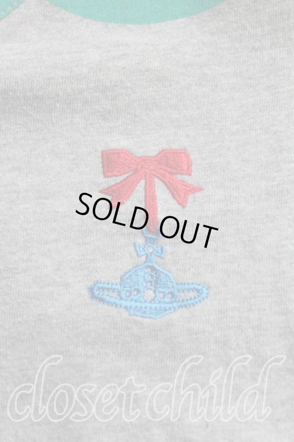 画像6: ヴィヴィアンウエストウッド 中古 / エッセンシャルオーブスポット柄Tシャツ 2(9号) 灰  H-25-09-14-008-ts-OD-ZH (6)