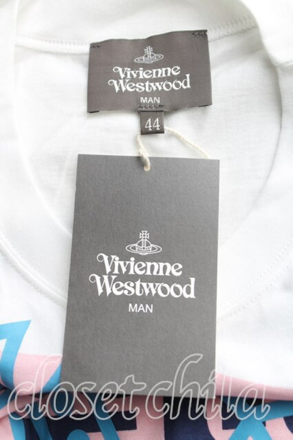画像3: ヴィヴィアンウエストウッド MAN 中古 / BUY LESSptTシャツ 44（メンズS） 白  H-25-09-14-010-ts-OD-ZH (3)
