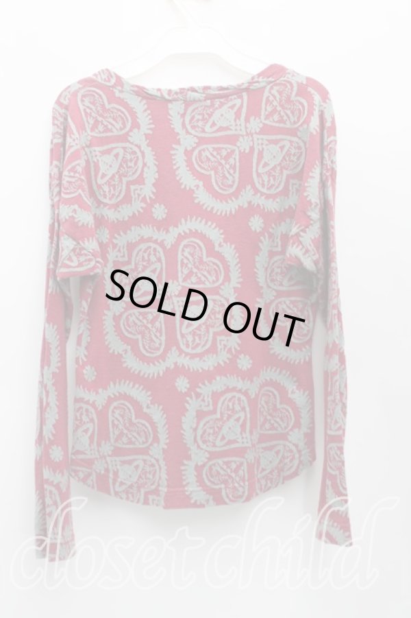 画像2: ヴィヴィアンウエストウッド 中古 / ハートptカットソー 2(9号) 赤  H-25-09-14-013-to-OD-ZH (2)