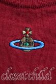 画像5: ヴィヴィアンウエストウッド 中古 / カラーオーブ刺繍半袖ニット M 赤  H-25-09-14-015-to-OD-ZH (5)