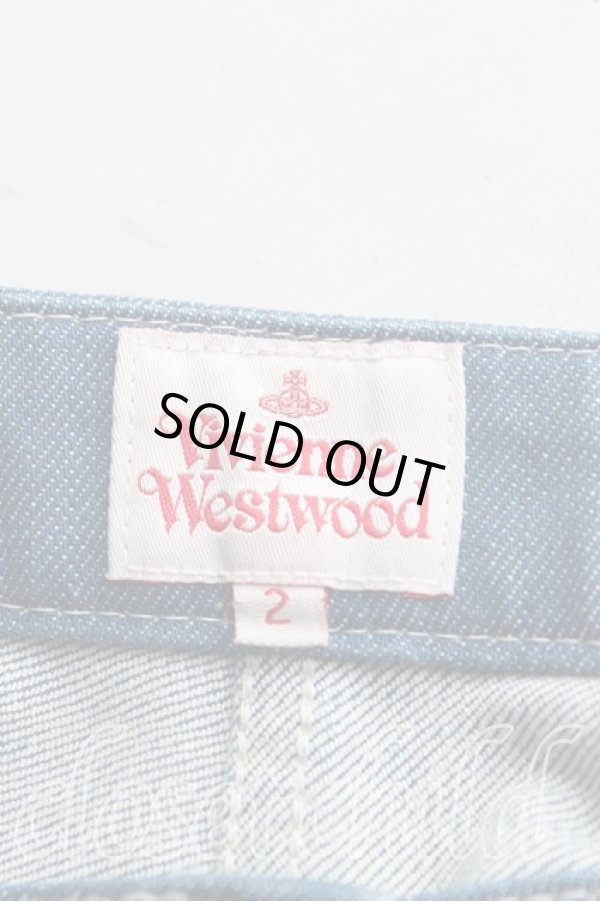 画像3: ヴィヴィアンウエストウッド 中古 / オーブステッチスキニーデニム 2(9号) インディゴ  H-25-09-14-002-pa-OD-ZH (3)