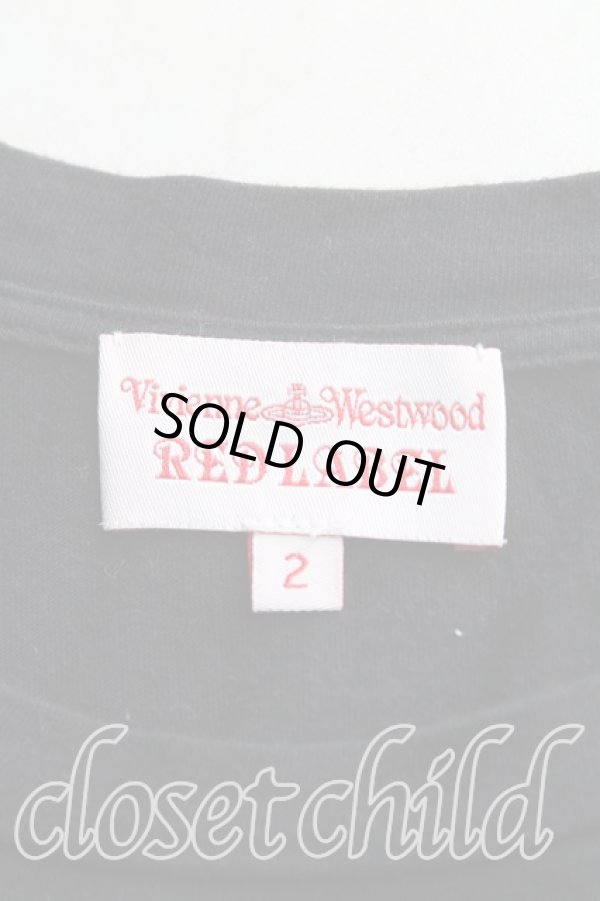 画像3: ヴィヴィアンウエストウッド 中古 / キャットptTシャツ 2(9号) 黒  H-25-09-21-020-ts-IN-ZH (3)