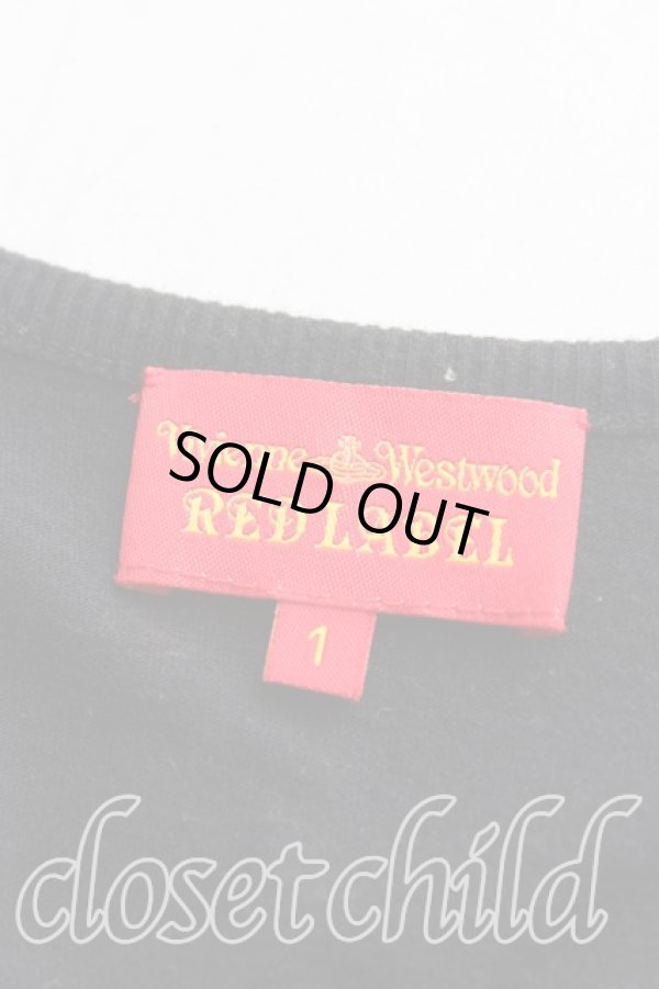 画像3: ヴィヴィアンウエストウッド 中古 / オーブpt長袖カットソー 1（7号） 黒  H-25-09-21-026-to-OD-ZH (3)