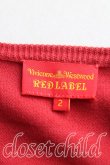 画像3: ヴィヴィアンウエストウッド 中古 / 単色オーブ刺繍カーディガン 2（9号相当） 赤  H-25-09-21-027-to-OD-ZH (3)