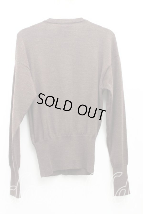 画像2: ヴィヴィアンウエストウッド 中古 / カラーオーブ刺繍カーディガン S 茶  H-25-09-21-034-to-IN-ZH (2)