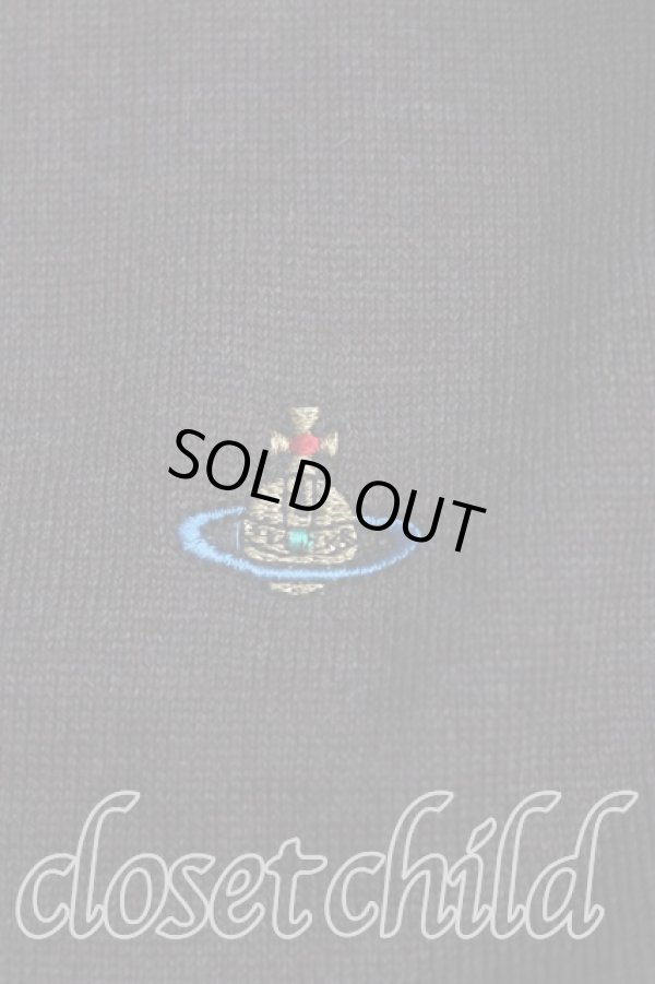 画像6: ヴィヴィアンウエストウッド 中古 / カラーオーブ刺繍カーディガン S 茶  H-25-09-21-034-to-IN-ZH (6)