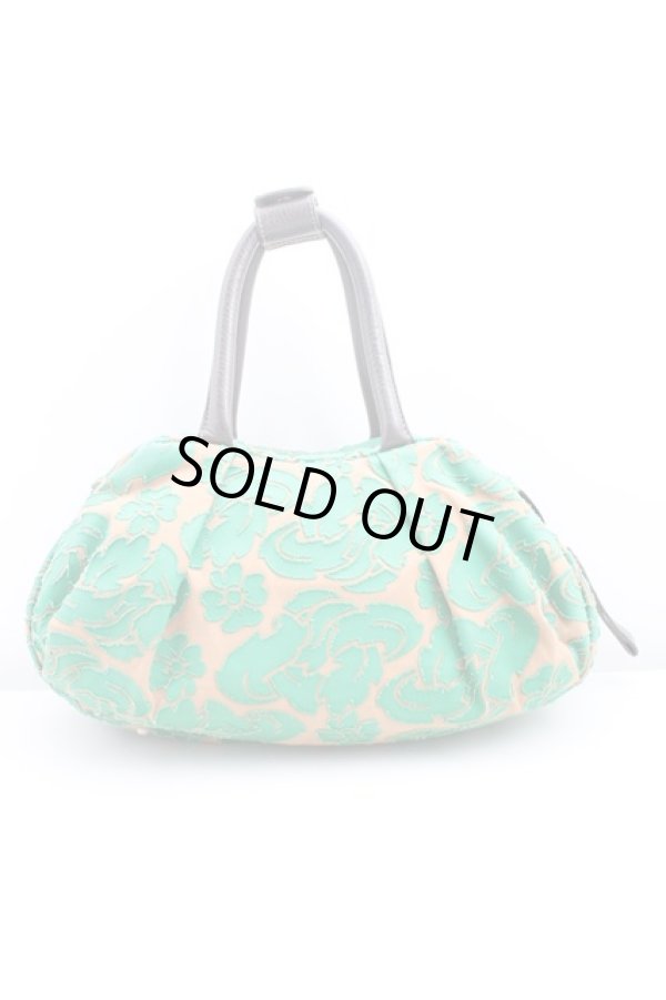 画像2: ヴィヴィアンウエストウッド 中古 / ジャガードオーブハンドバッグ  茶  H-25-09-21-040-ba-OD-ZH (2)