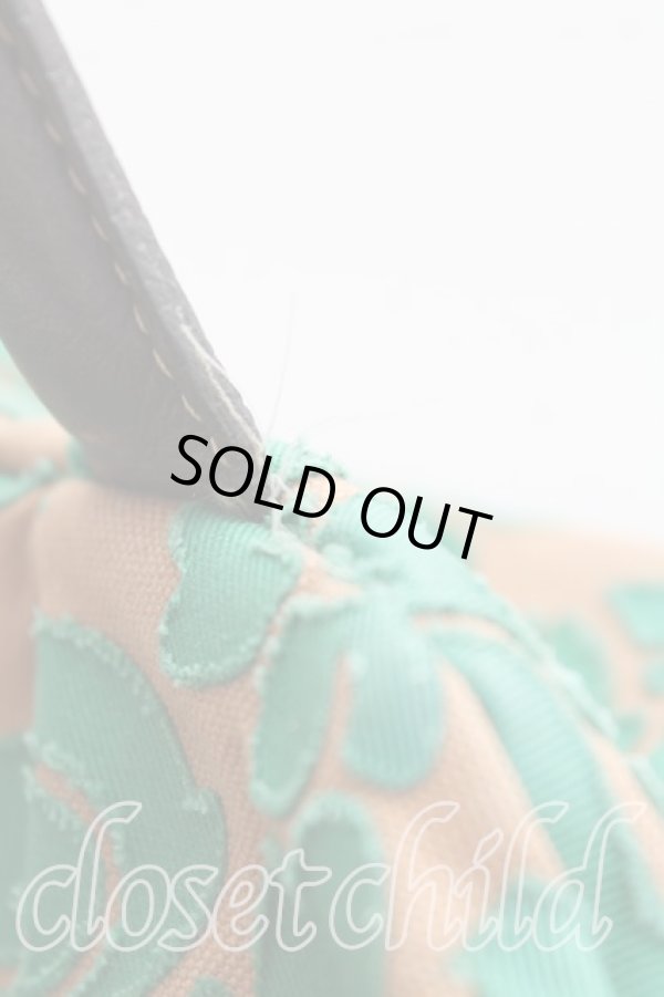 画像6: ヴィヴィアンウエストウッド 中古 / ジャガードオーブハンドバッグ  茶  H-25-09-21-040-ba-OD-ZH (6)