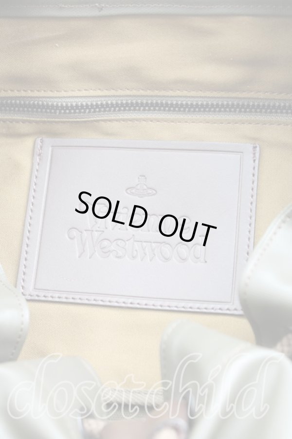 画像4: ヴィヴィアンウエストウッド 中古 / ボアオーブリュックサック  カーキ  H-25-09-21-042-ba-IN-ZH (4)