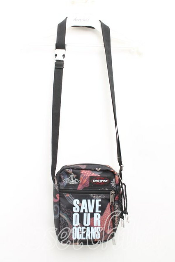 画像2: ヴィヴィアンウエストウッド×EASTPAK 中古 / VW THE ONE  黒  H-25-09-21-043-ba-IN-ZH (2)