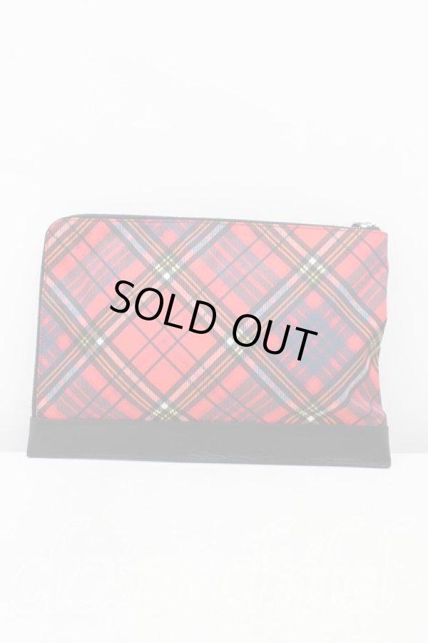 画像2: ヴィヴィアンウエストウッド 中古 / レッドマッククラッチバッグ  赤  H-25-09-21-044-ba-IN-ZH (2)