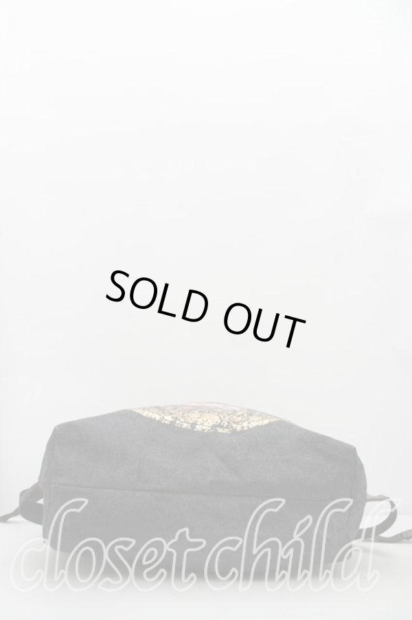 画像3: ヴィヴィアンウエストウッド 中古 / ケラブ＆フローラルフレームリュック  黒  H-25-09-21-046-ba-OD-ZH (3)