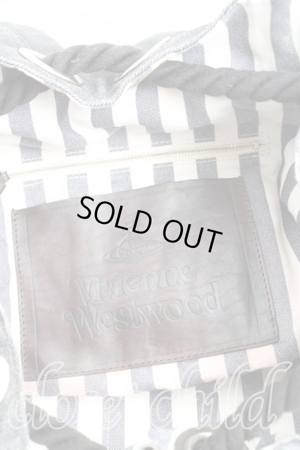 画像4: ヴィヴィアンウエストウッド 中古 / ケラブ＆フローラルフレームリュック  黒  H-25-09-21-046-ba-OD-ZH (4)