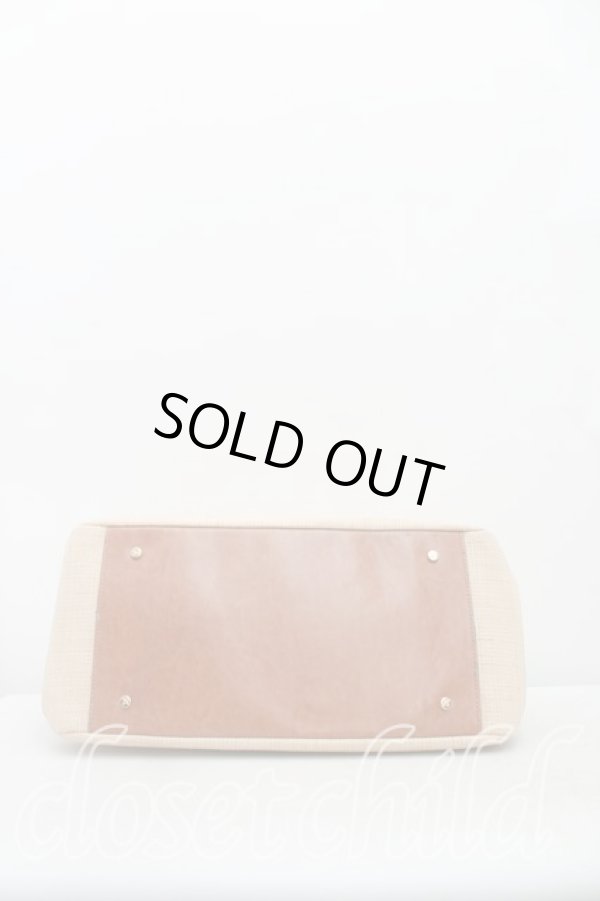 画像3: ヴィヴィアンウエストウッド 中古 / オーブ刺繍ストローヤスミンバッグ  茶  H-25-09-21-048-ba-IN-ZH (3)