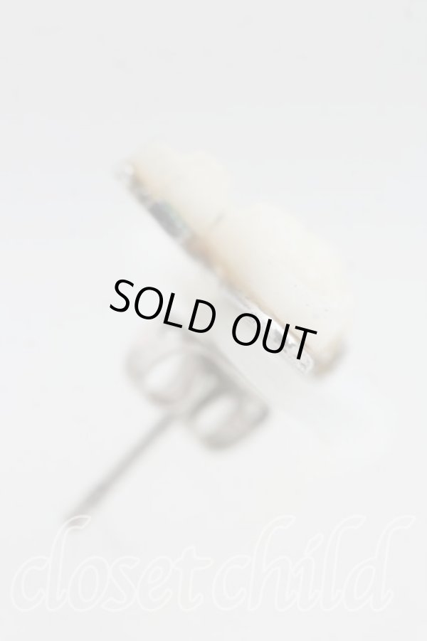 画像2: ヴィヴィアンウエストウッド 中古 / YALITZAピアス【片耳】  白  H-25-09-21-052-er-OD-ZH (2)