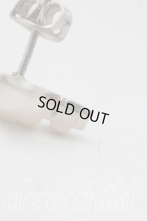 画像5: ヴィヴィアンウエストウッド 中古 / YALITZAピアス【片耳】  白  H-25-09-21-052-er-OD-ZH (5)