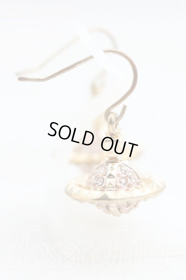 画像3: ヴィヴィアンウエストウッド 中古 / メイフェア3Dオーブピアス  ゴールド  H-25-09-21-053-er-OD-ZH (3)