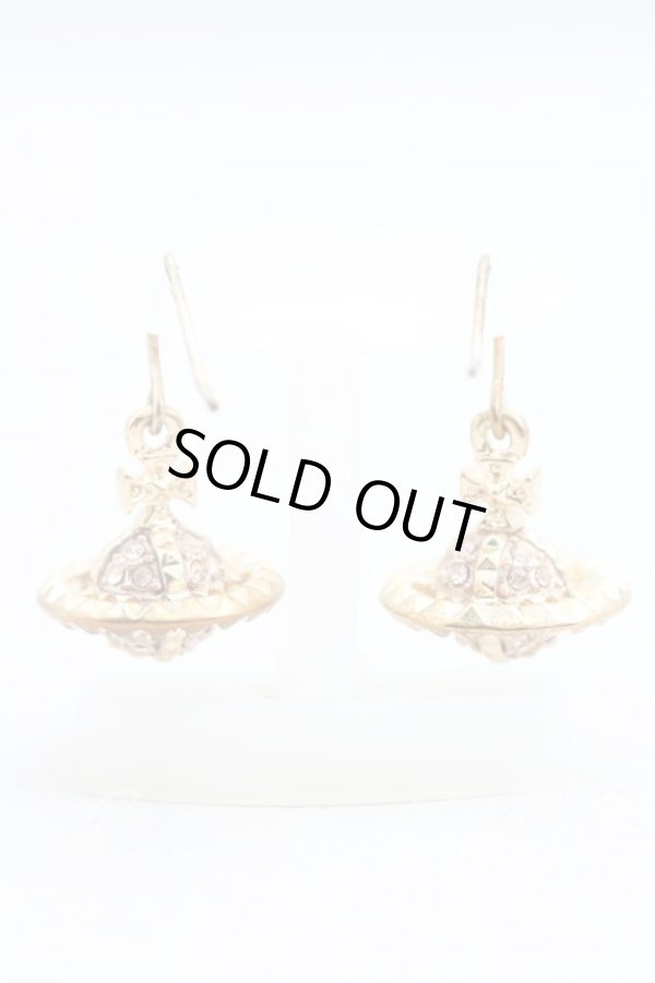 画像4: ヴィヴィアンウエストウッド 中古 / メイフェア3Dオーブピアス  ゴールド  H-25-09-21-053-er-OD-ZH (4)