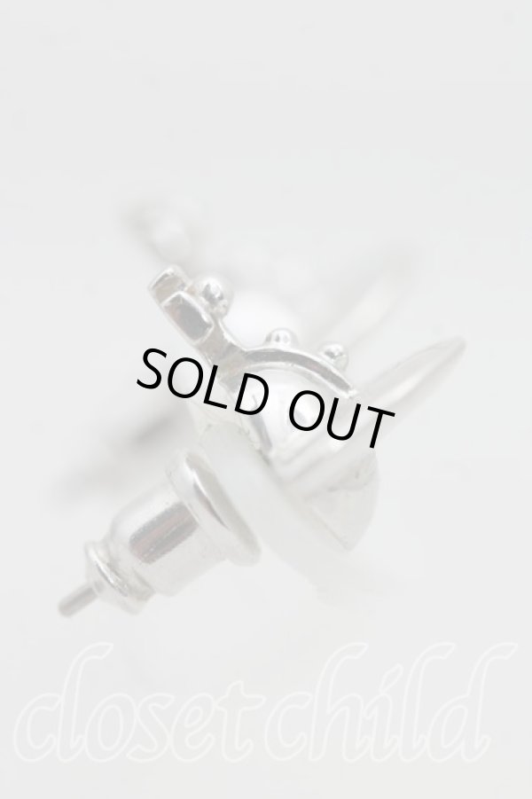 画像3: ヴィヴィアンウエストウッド 中古 / ソリッドオーブピアス  シルバー  H-25-09-21-054-er-OD-ZH (3)