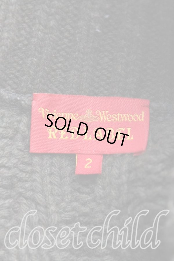 画像3: ヴィヴィアンウエストウッド 中古 / ケーブルニットジャケット 2（9号） カーキ  H-25-09-21-001-jc-OD-ZH (3)