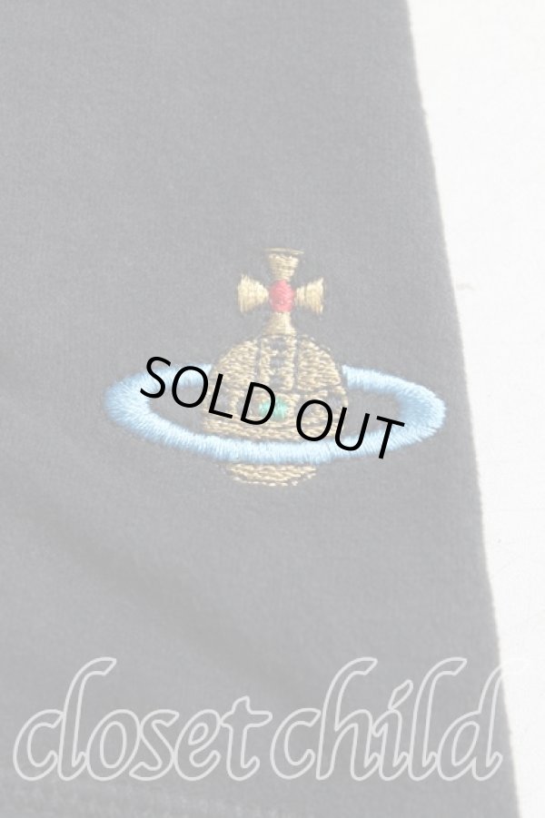 画像6: ヴィヴィアンウエストウッド 中古 / カラーオーブ刺繍ワンピース M 黒  H-25-09-21-005-op-IN-ZH (6)