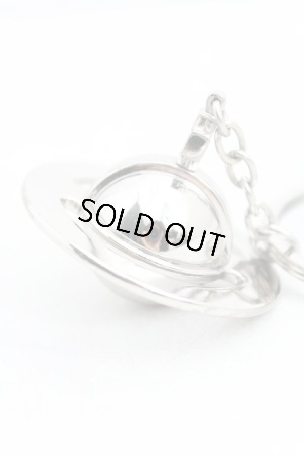 画像2: ヴィヴィアンウエストウッド 中古 / ラウンドオーブキーリング  シルバー  H-25-09-21-056-gd-OD-ZH (2)