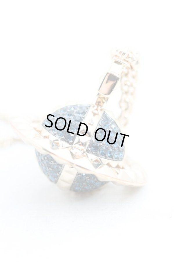 画像2: ヴィヴィアンウエストウッド 中古 / メイフェア3Dラージオーブネックレス  ゴールド  H-25-09-21-057-nl-OD-ZH (2)