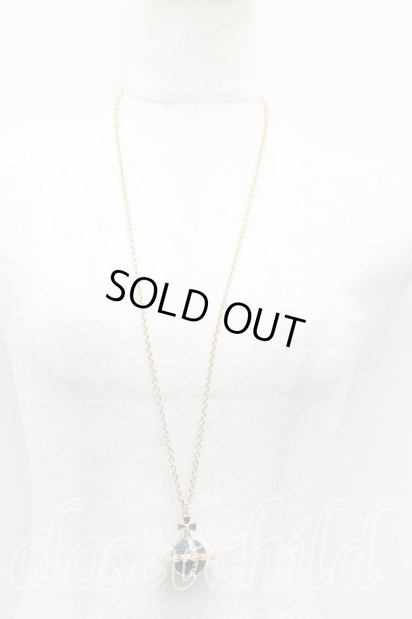 画像5: ヴィヴィアンウエストウッド 中古 / メイフェア3Dラージオーブネックレス  ゴールド  H-25-09-21-057-nl-OD-ZH (5)