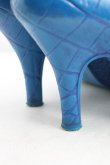 画像6: ヴィヴィアンウエストウッド×Melissa 中古 / ハートバックルクロコシューズ EU38（24cm相当） 青  H-25-09-21-061-sh-OD-ZH (6)