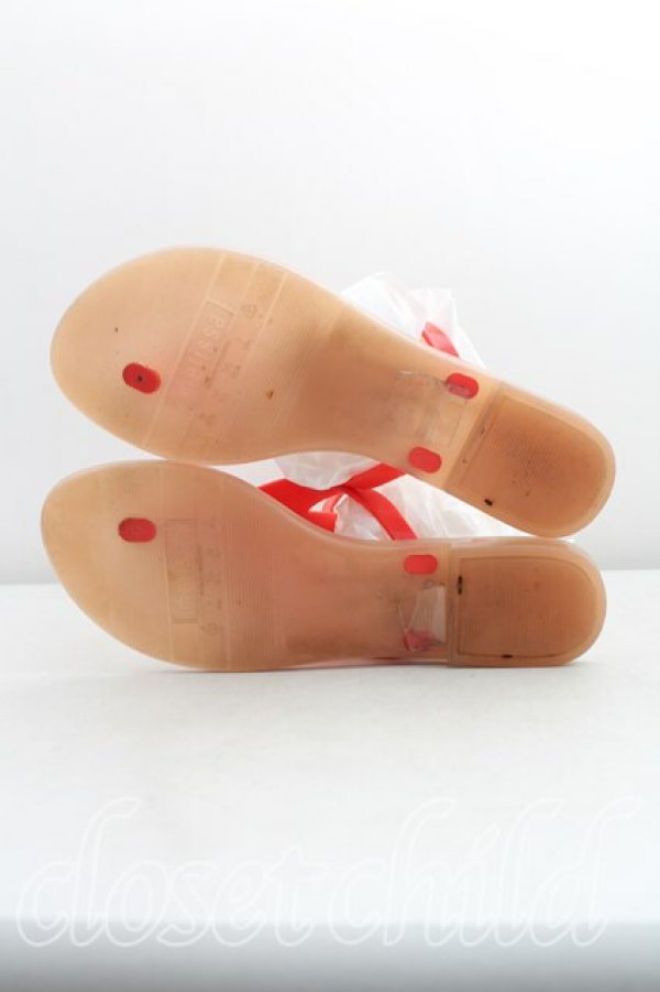 画像5: ヴィヴィアンウエストウッド×Melissa 中古 / グラディエーターシューズ EU38（24cm） ピンク  H-25-09-21-062-sh-OD-ZH (5)