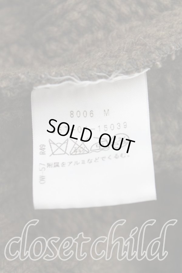 画像4: ヴィヴィアンウエストウッド 中古 / ケーブルニットジャケット 2（9号） カーキ  H-25-09-21-001-jc-OD-ZH (4)