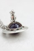 画像2: ヴィヴィアンウエストウッド 中古 / NEW Tiny Orb Pendant  シルバー×紫  H-25-09-21-081-nl-IN-ZH (2)