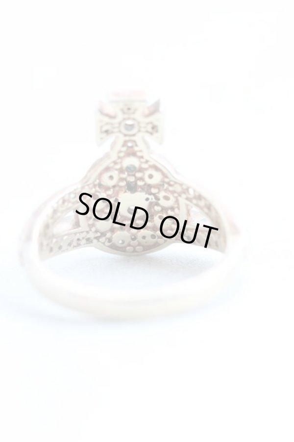 画像4: ヴィヴィアンウエストウッド 中古 / オーブリング XS（9号） ゴールド  H-25-09-21-083-rg-IN-ZH (4)