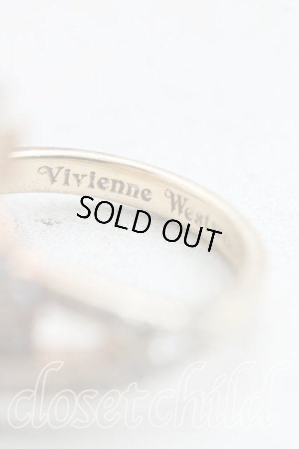 画像5: ヴィヴィアンウエストウッド 中古 / オーブリング XS（9号） ゴールド  H-25-09-21-083-rg-IN-ZH (5)