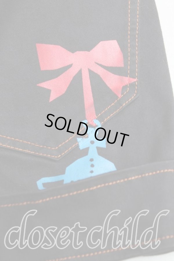 画像6: ヴィヴィアンウエストウッド 中古 / エッセンシャルオーブptショートパンツ 2(9号) 黒  H-25-09-21-009-pa-IN-ZH (6)